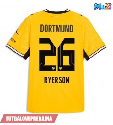 Lacne Muži Futbalové dres Borussia Dortmund Julian Ryerson #26 2026-27 Krátky Rukáv - Domáci